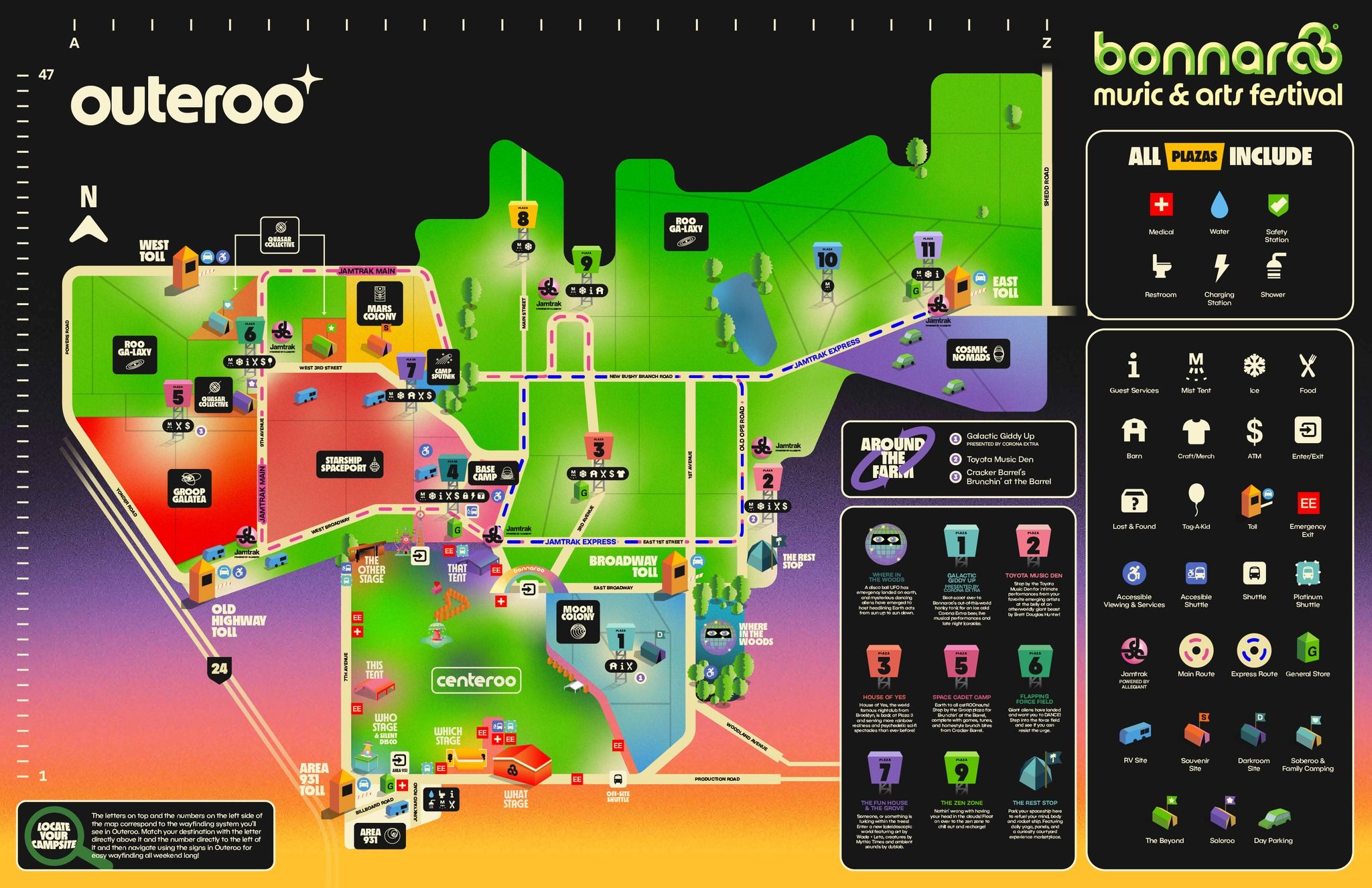 Bonnaroo 2023 Festival Maps Released That Festival Site