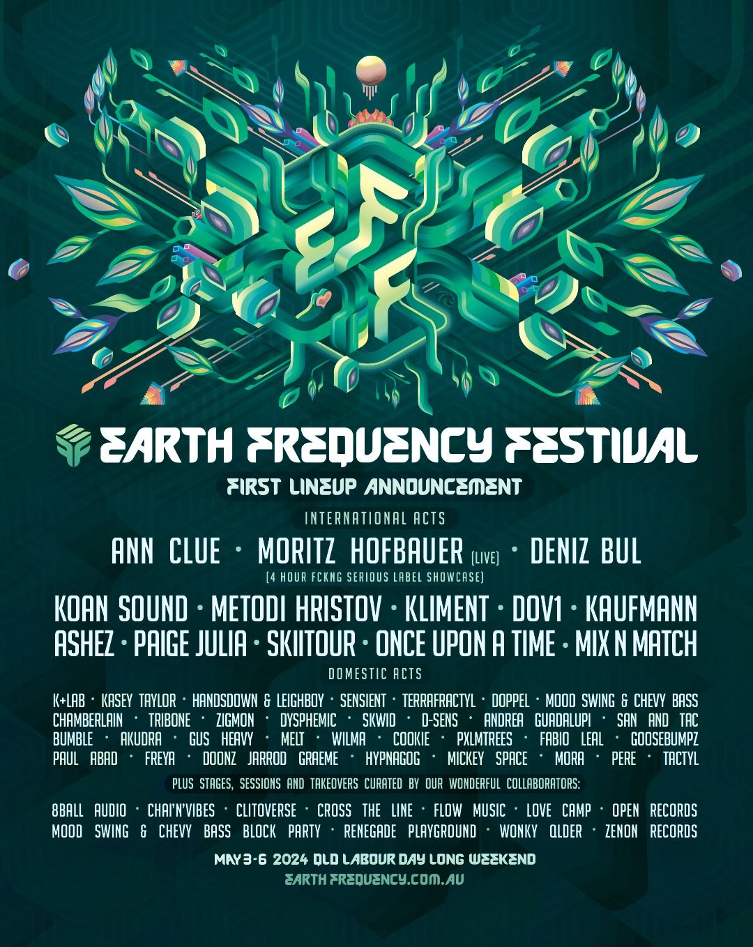 Earth Frequency Festival 2024 Reveals First 45 Artists That Festival Site