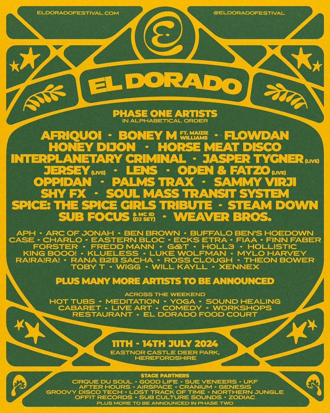 El Dorado Festival 2024 Unveils Phase 1 Lineup That Festival Site