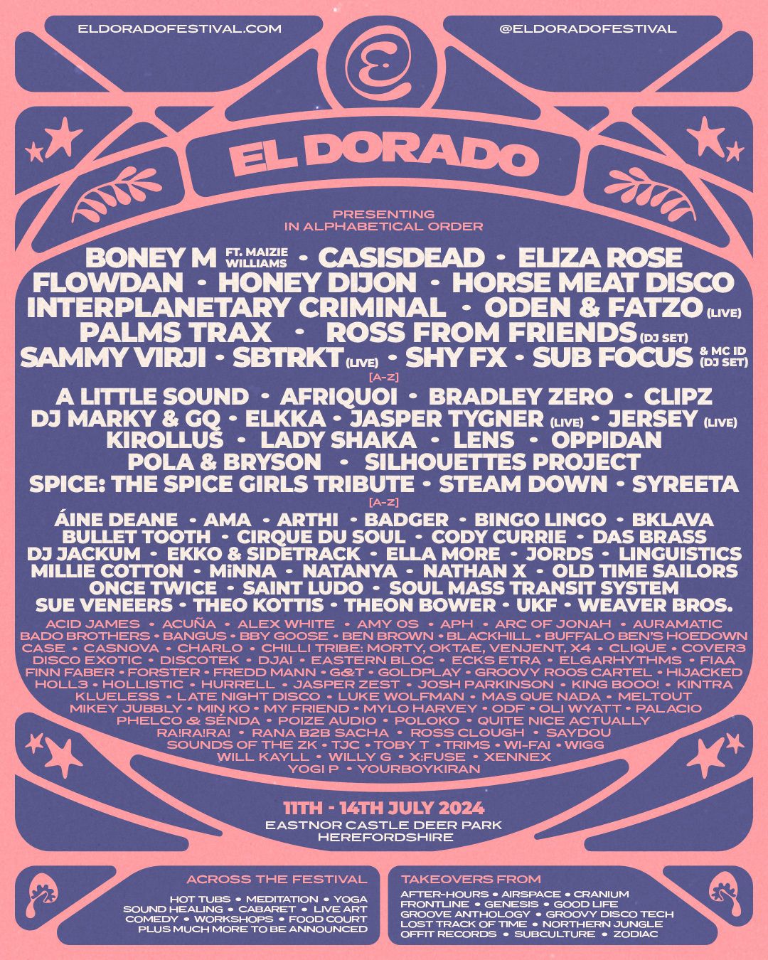 El Dorado Festival Reveals Full 2024 Lineup That Festival Site