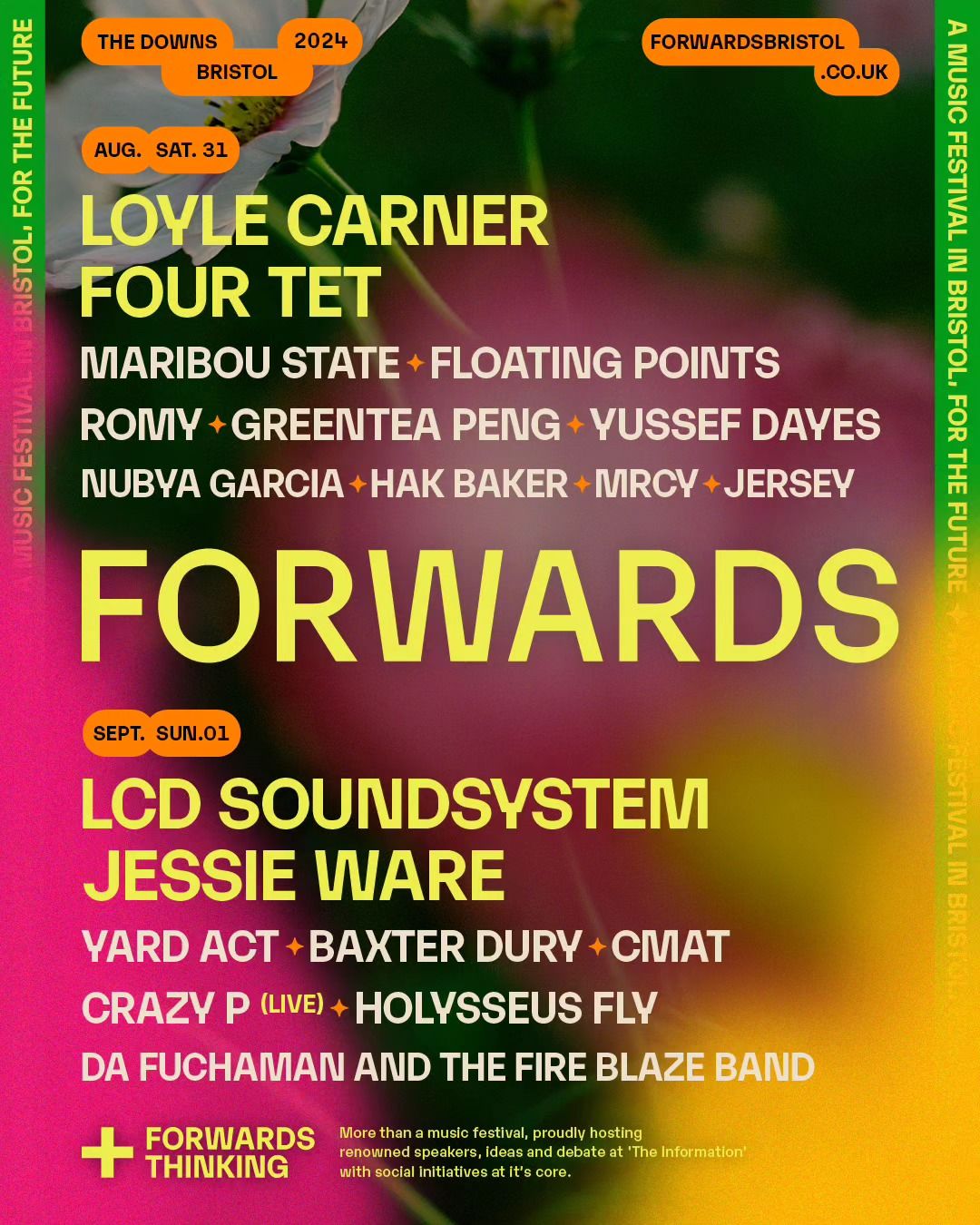 Bristol's Forwards Festival Announces 2024 Lineup That Festival Site