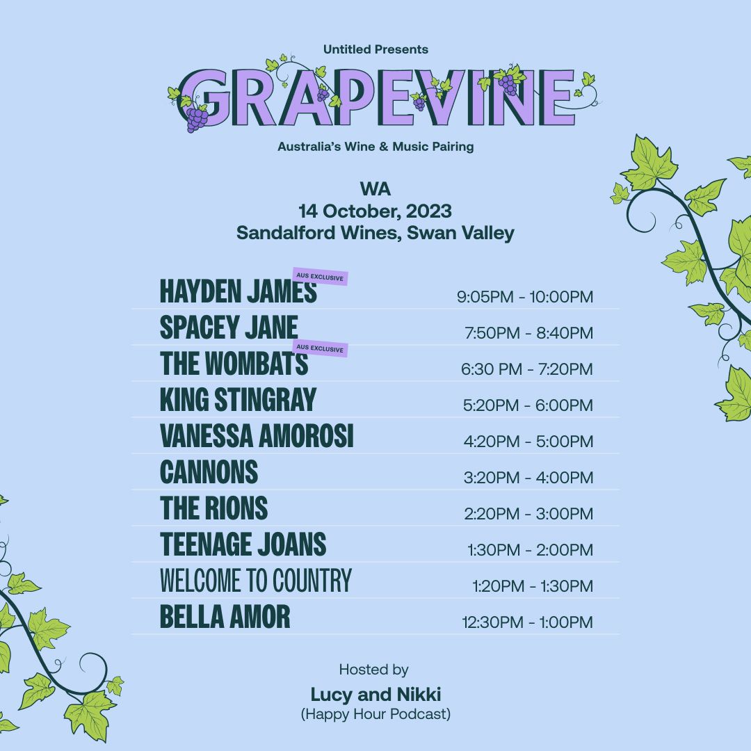 Grapevine Gathering 2023 Set Times Now Available That Festival Site