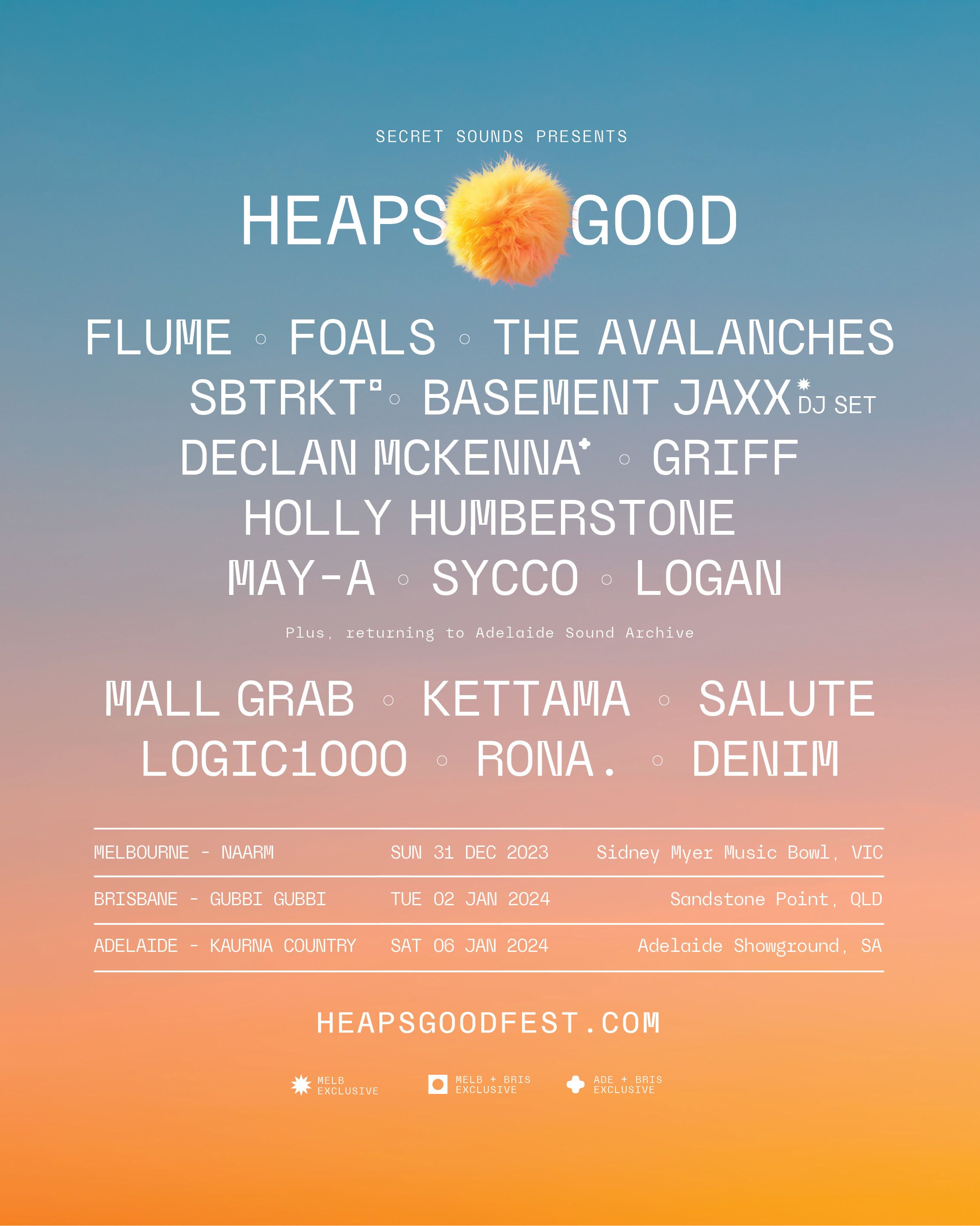 Heaps Good Festival 2024 Lineup Revealed That Festival Site