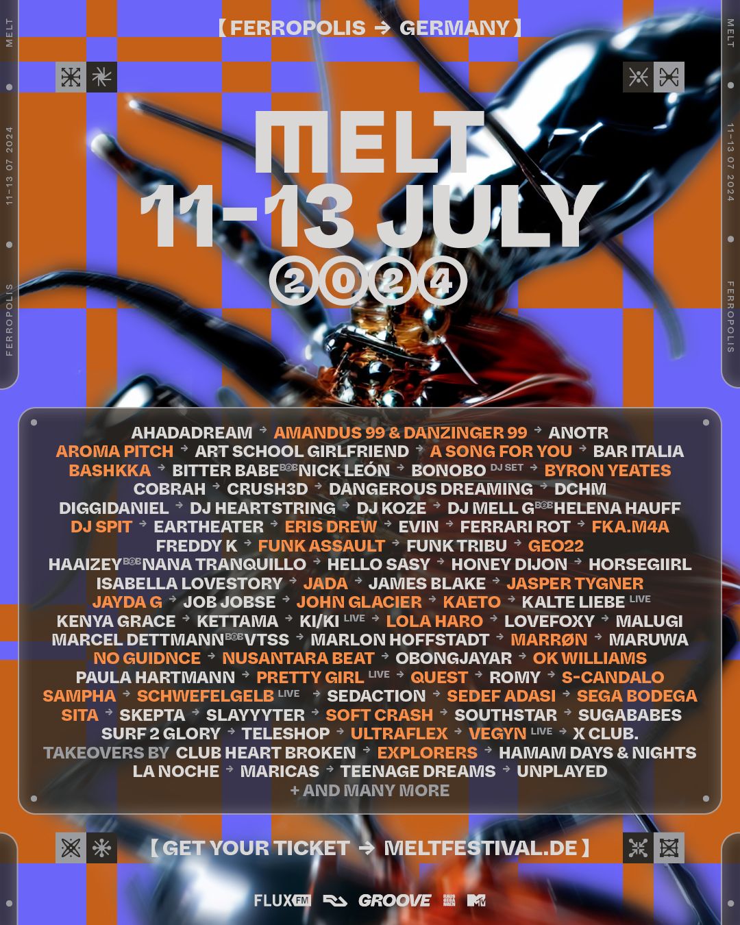 Melt Festival 2024 Expands Lineup with 32 New Acts That Festival Site