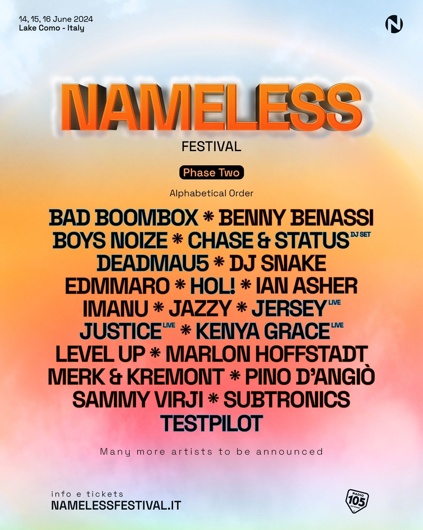 Nameless Festival 2024 Phase 2 Lineup Announced That Festival Site